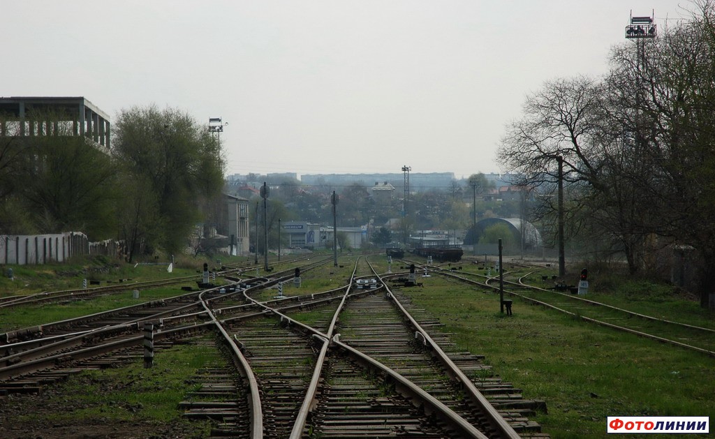 Вид станции в сторону Кишинева