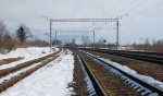 станция Хлюстино: Вид станции в сторону Смоленска