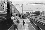 станция Молодечно: Платформа (фото из семейного архива В.Садовского)