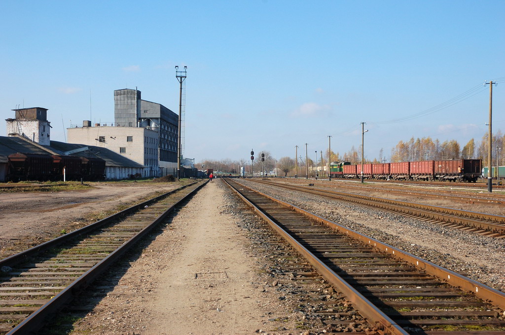 Вид станции в сторону Волковыска