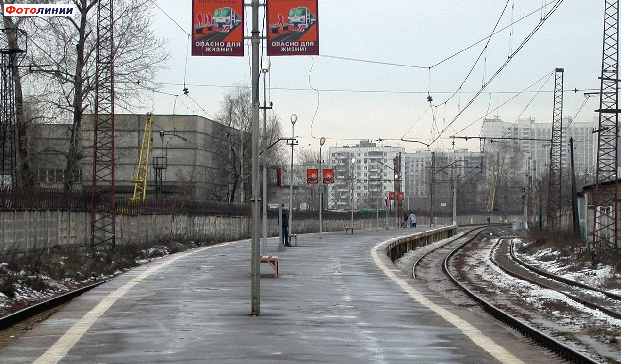 Вид в сторону Курского вокзала