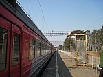 станция Красноармейск: Пассажирский павильон, вид в сторону Софрино