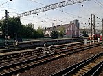 Пригородные пути и платформы и здание бывшего паровозного веерного депо Московско-Рязанской ж.д