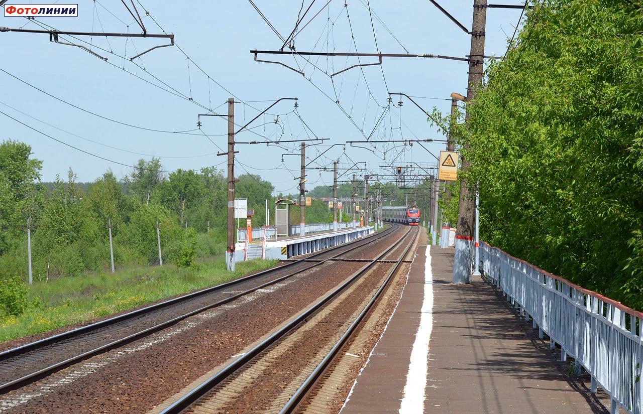 Вид в сторону Москвы с платформы № 1