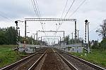 Платформы и заградительные светофоры З1 и З3, вид в сторону Рязани