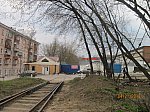 Вид бывшей станции в сторону тупика (ныне подъездной путь ст. Яничкино)