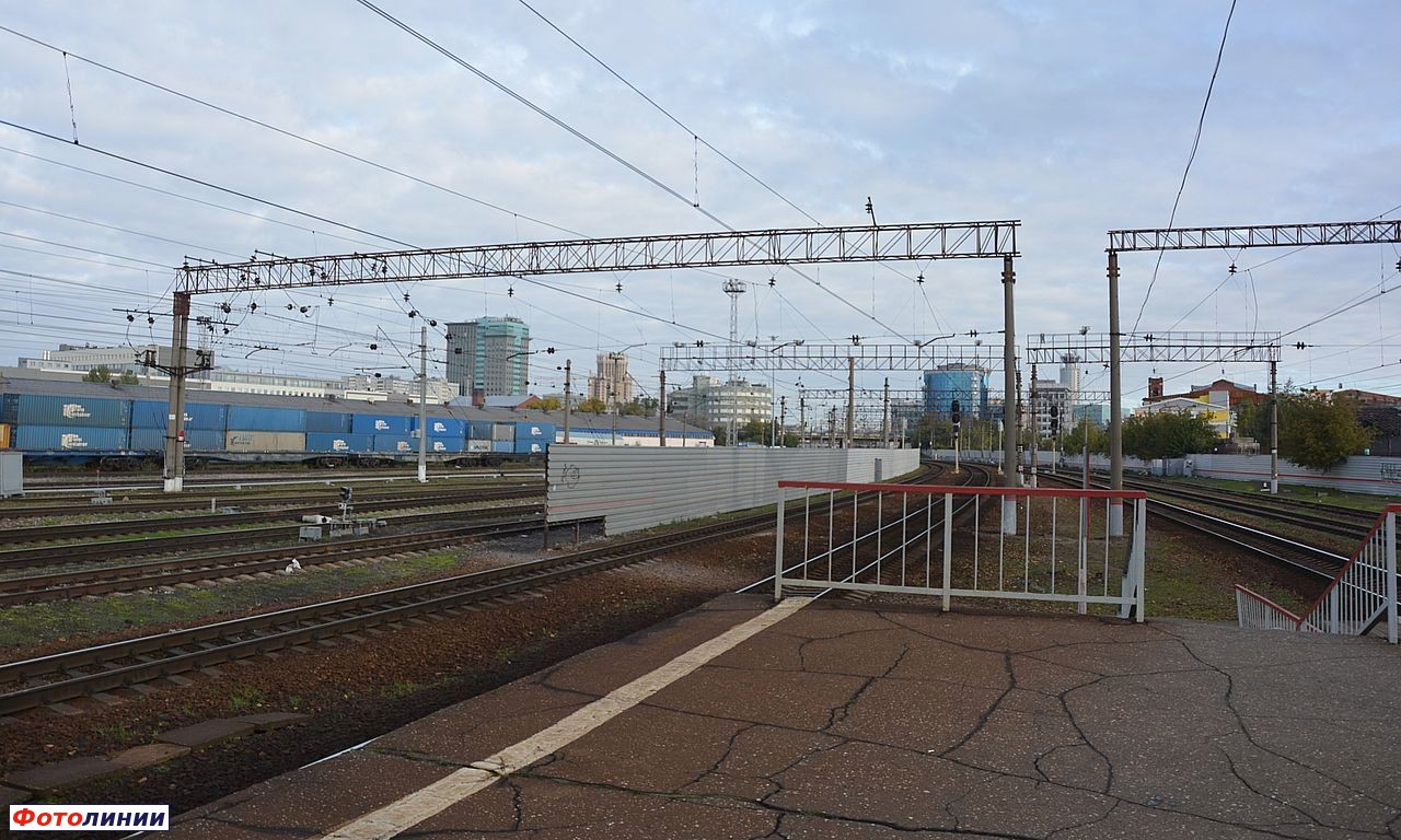 Вид в сторону Павелецкого вокзала