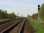 станция Богушевская: Входные светофоры ЧД и Ч (со стороны Орши)
