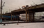 станция Брянск-Орловский: Демонтаж старого путепровода в юго-восточной (чётной) горловине