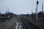 о.п. Коробец: Вид с платформы в направлении Ельни