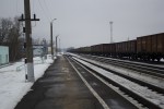 станция Спас-Деменск: Вид с платформы в направлении Ельни