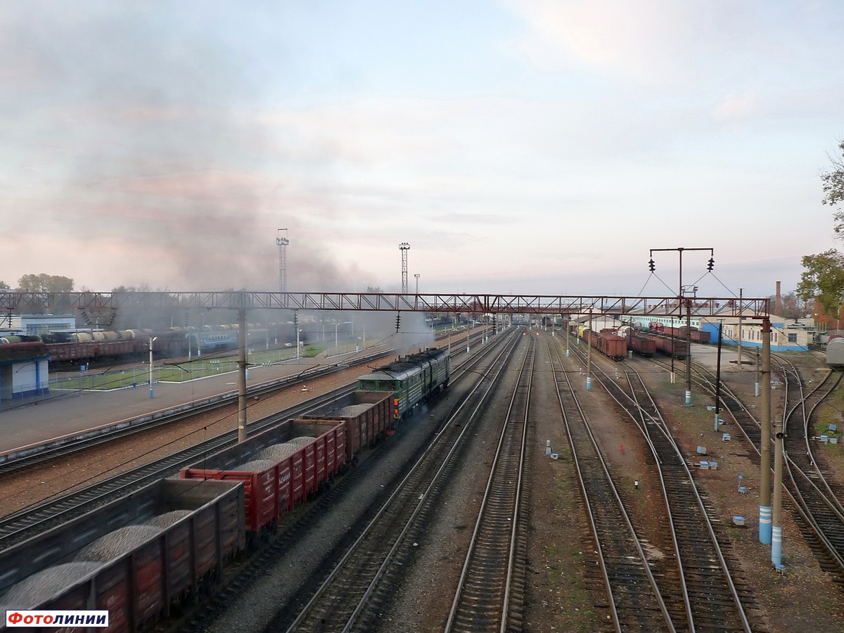 Вид станции в сторону Брянск-Орловский