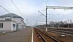 станция Алтухово: Вид с платформы в сторону Брянска