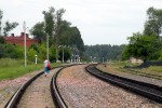 станция Износки: Вид в сторону Вязьмы
