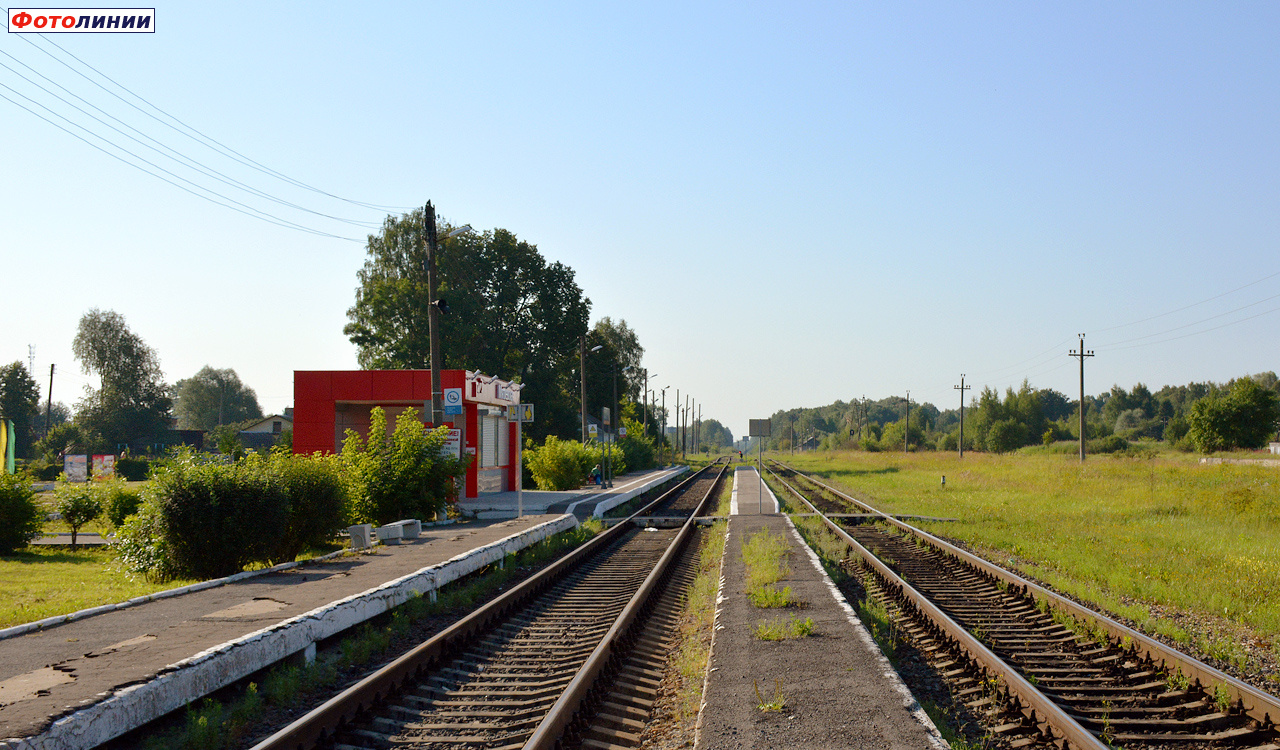 Вид с платформы в сторону Калуги