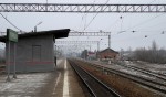 станция Румянцево: Вид с платформы в сторону Москвы