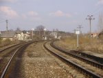 станция Елгава II: Вид с перрона в сторону Гарозы