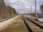станция Рига-Пречу: Чётная горловина на подъездных путях Рижской ТЭЦ-2