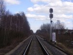 станция Рига-Пречу: Чётный входной светофор Р из "Я" парка Шкиротавы