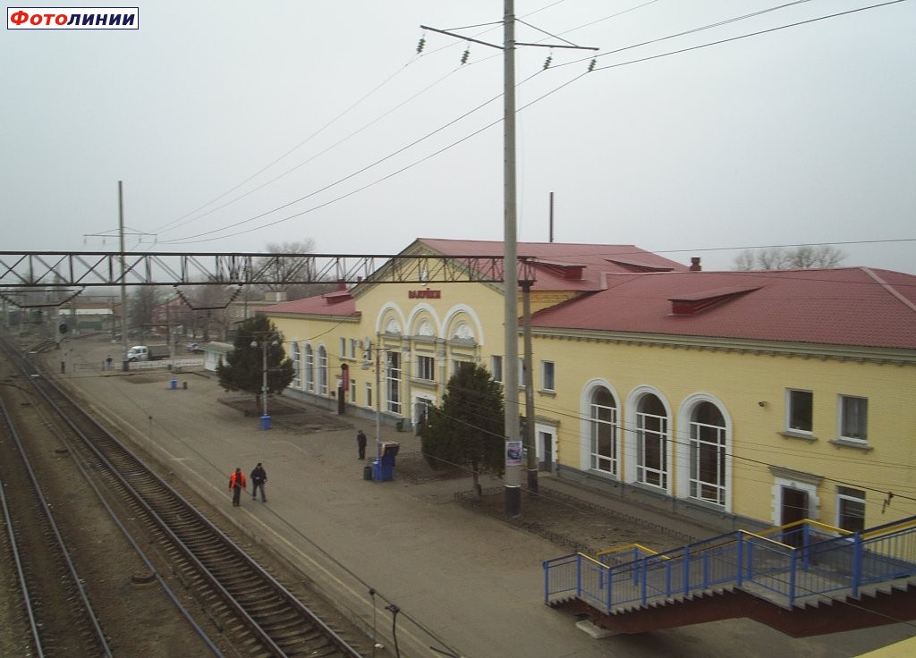 Вокзал. Вид с моста