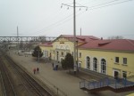 станция Валуйки: Вокзал. Вид с моста