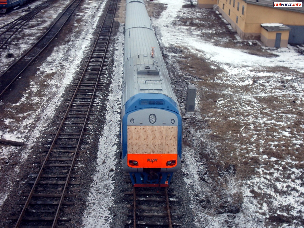 Дизель-поезд ДР1Б-500 после прибытия с завода