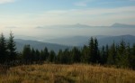 Вид на хребт Черногора утром