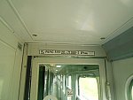 Табличка с номером вагона в поезде Будапешт - Бржецлав - Варшава