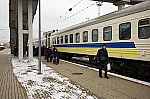 Посадка в поезд Рига - Киев в Вильнюсе