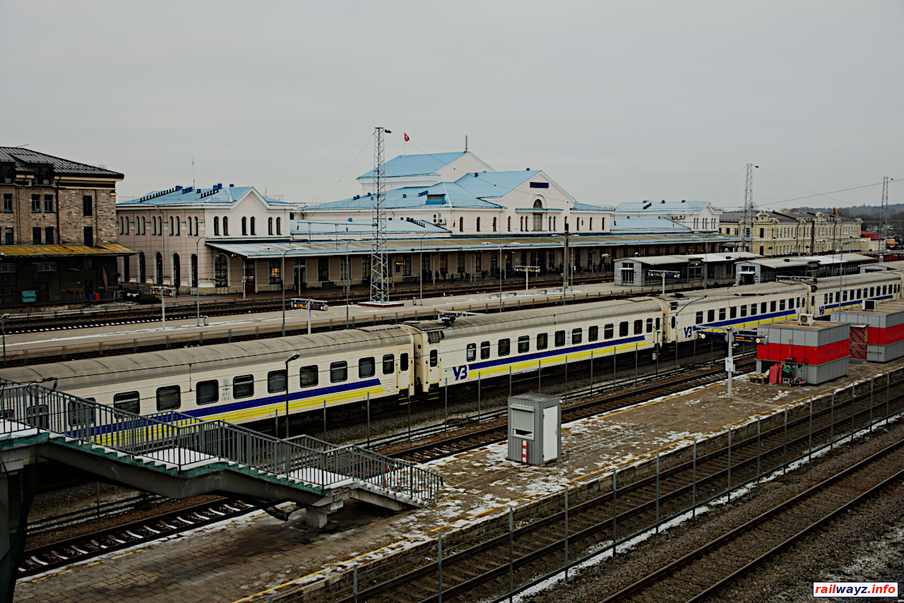 Поезд № 31 Рига - Киев в Вильнюсе