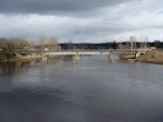 Мост через реку Дубна на перегоне Трепе - Ливани (г. Ливани, Латвия)