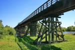 Мост через реку Стырь на перегоне Белая - Заречное, УЖД Антоновка - Заречное