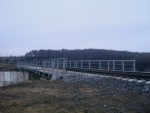 Мост над дорогой на станции Красилов. Линия Гречаны - Шепетовка, Юго-Западная ж.д.