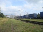 Путепровод (автодорога Славута-Корец) на станции Славута. Юго-Западная ж.д. Вид в сторону Цветохи