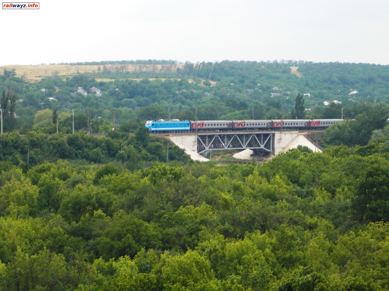 Мост. Станция Сулин. Участок Зверево - Горная