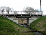 Мост через Звиргздупите. Перегон Тукумс I - Тукумс II, Латвия.