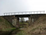 Мост через Слампе. Перегон Слампе - Тукумс II, Латвия.