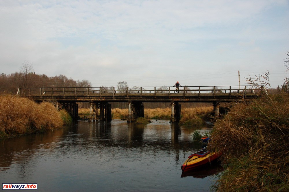 Деревянный мост в Миловидах