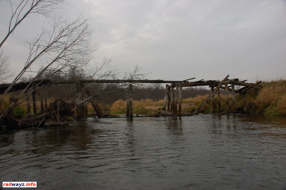 Деревянный мост в Моторино