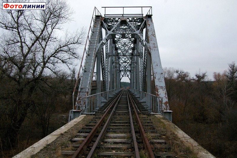 Мост на госгранице России и Украины.