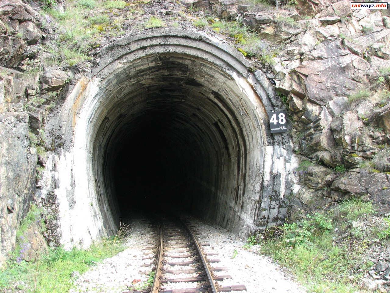 Портал тоннеля 48