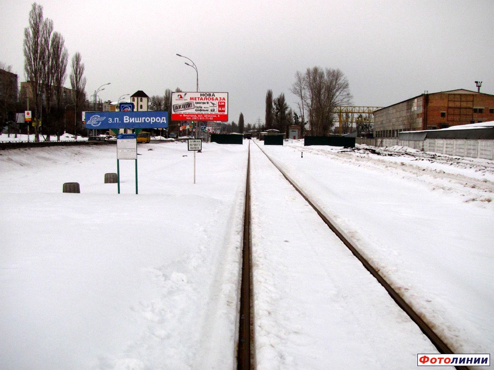 Подъездные пути Киев-Днепровского МППЖТ, закрытая пассажирская платформа