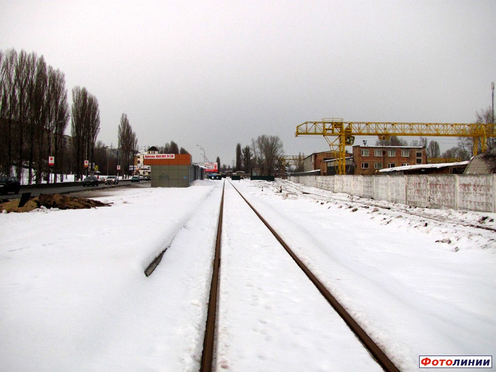 Подъездные пути Киев-Днепровского МППЖТ, закрытая пассажирская платформа Вышгород