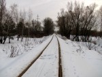 Подъездные пути Киев-Днепровского МППЖТ, вид в сторону Киева