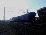 Линия Жмеринка - Подволочиск. Перегон Новая Гута - Волосское. Грузовой поезд