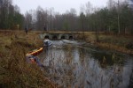 После расчистки в трубах моста на а/д Псуя - Липово