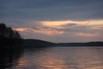 Озеро Плиса вечернее