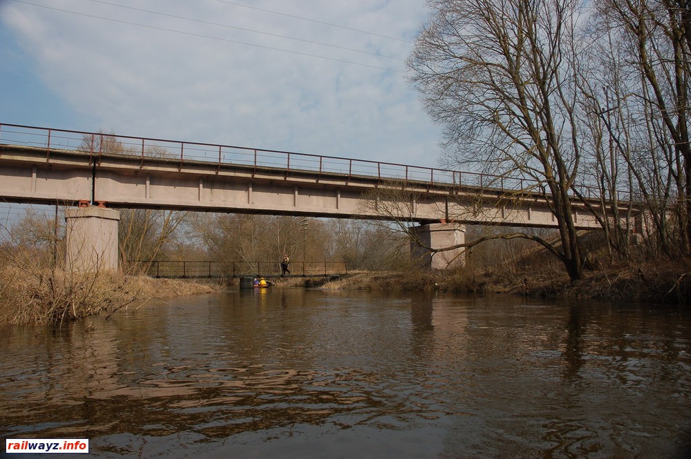 Железнодорожный мост в Воропаево