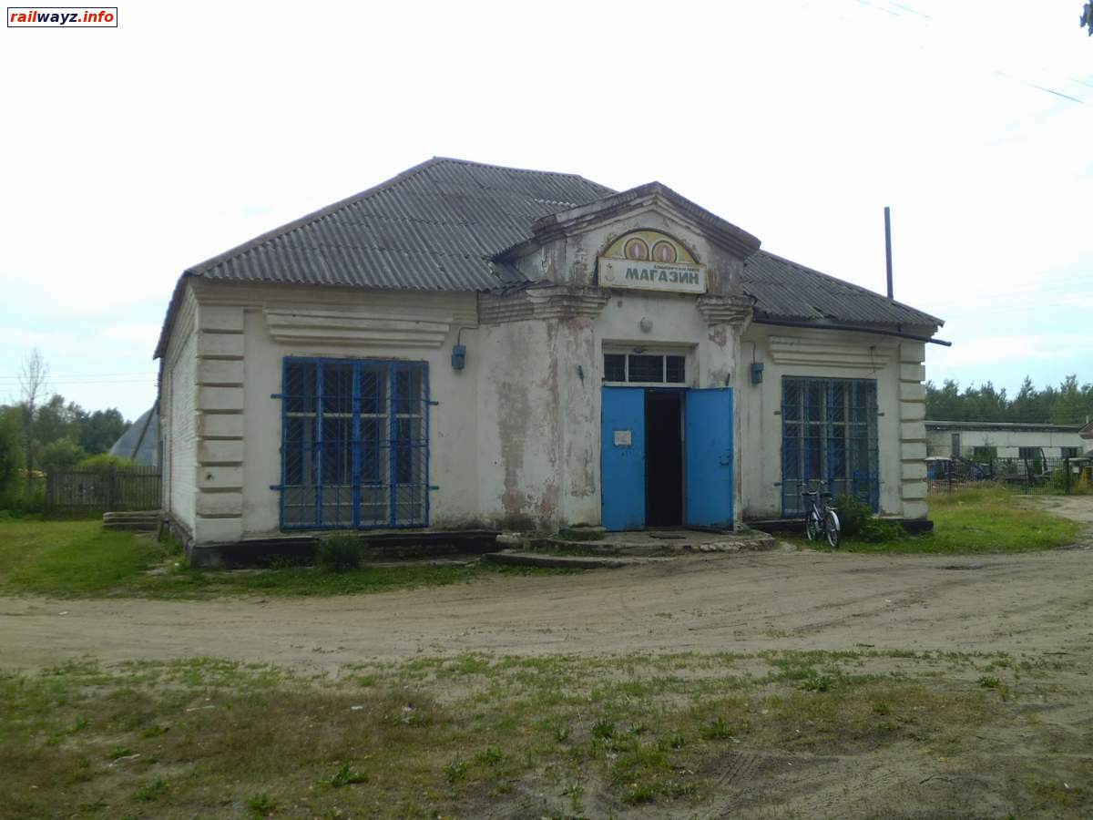 Магазин в деревне Великий Мох