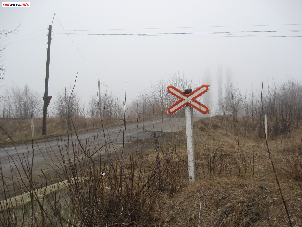 Переезд в селе Сербичаны - линия на Новоднестровск